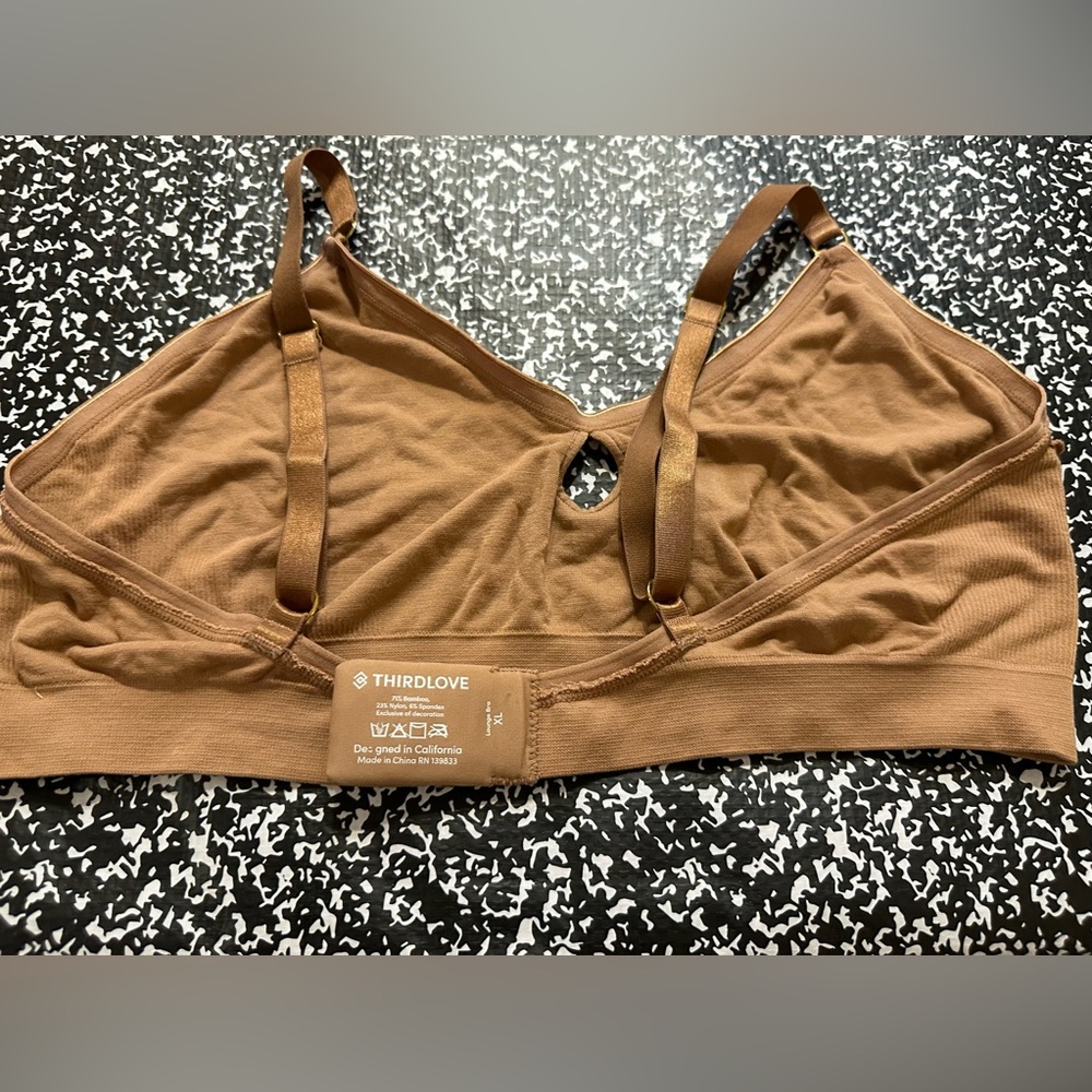 Third love comfortable nude bralette XL - Picture 3 of 3